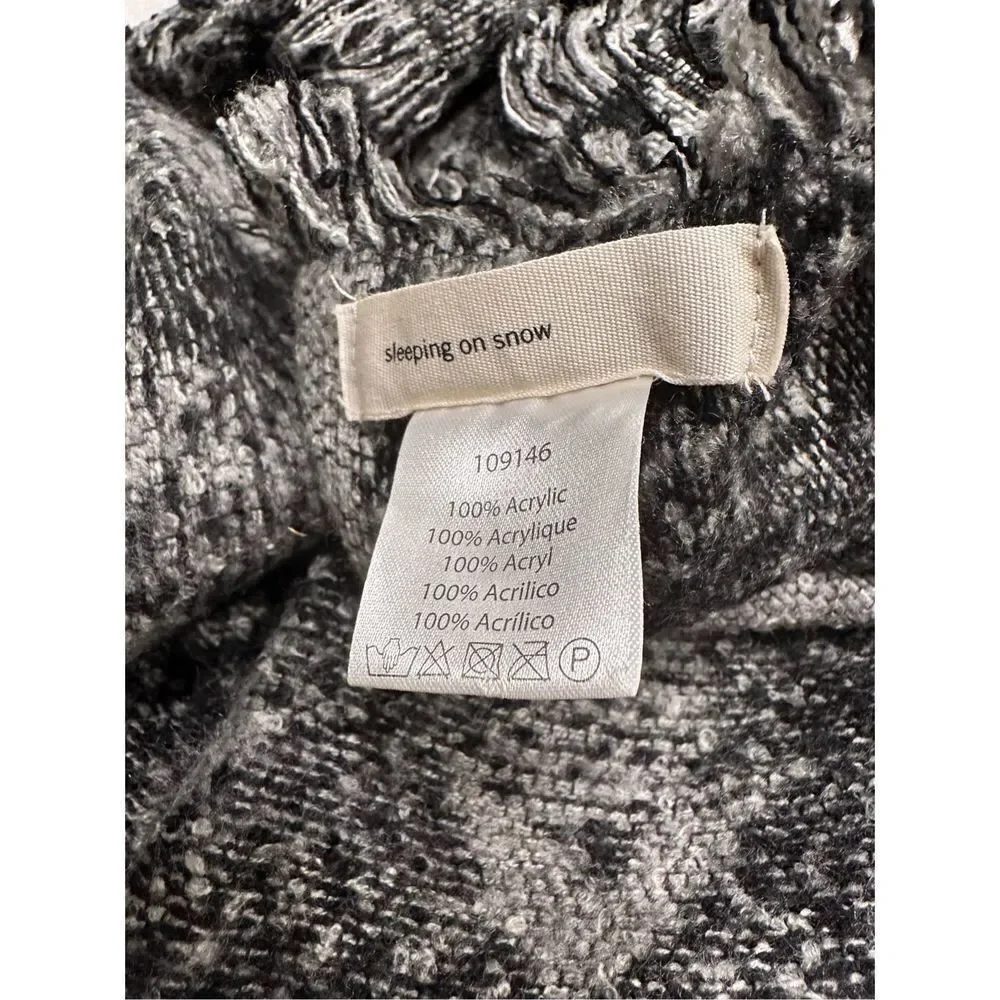 Sleeping On‎ Snow Women’s Gray Geometric Pattern Winter Scarf